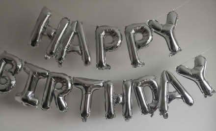 Photo of free Happy Birthday balloons on string (Westwood CT9) #1