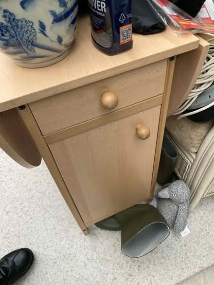 Photo of free Extending table with drawer (Kirkham PR4) #2