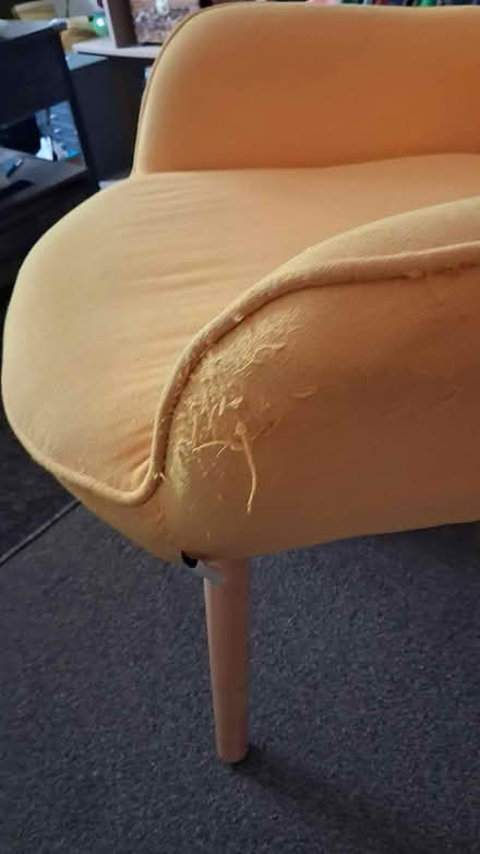 Photo of free Yellow chair (ST3 5TA Anchor rd area.) #2
