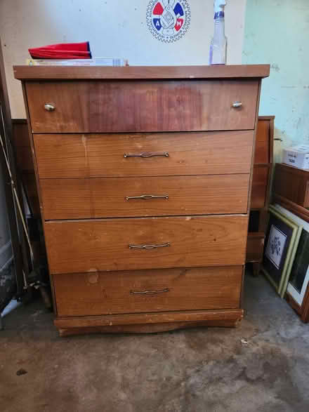 Photo of free Dresser, NightStand, Full Headboard (W. Poplar Rd., Sterling) #1
