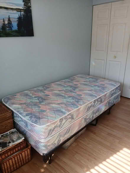 Photo of free single siize bed (Hobson & Woodridge Dr.,) #1