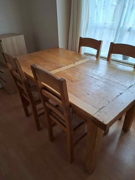 Photo of free Table and six chairs (Swords) #1