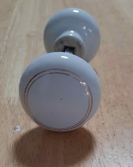 Photo of free Door knobs white ceramic (Woodley RG6) #2
