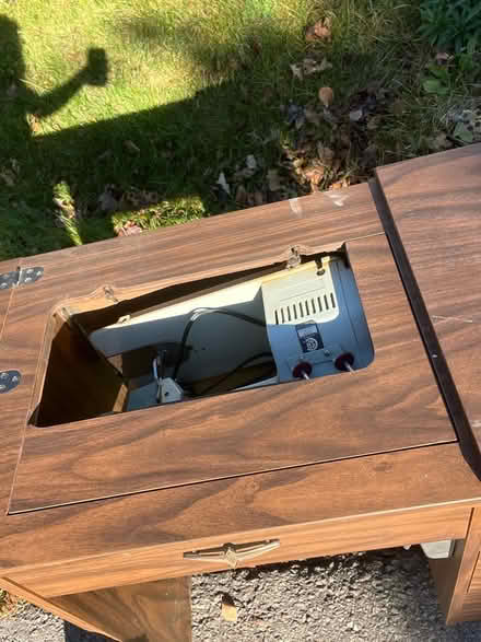 Photo of free Curb alert - vintage sewing machine (The East Mall) #1