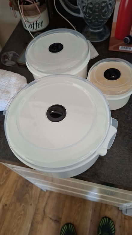 Photo of free 3 nested microwave pots (Charminster BH8) #1