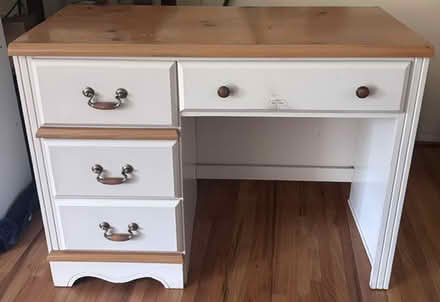 Photo of free Wooden Desk with 4 Drawers (Eastern Lake View Terrace) #1