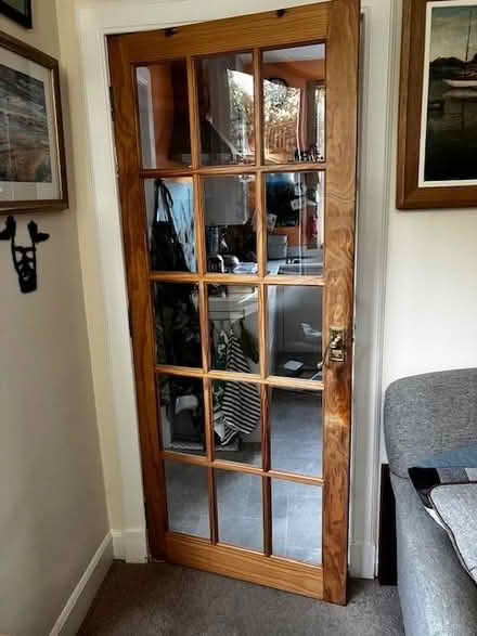 Photo of free Wooden, glass paned internal door (Craigleith EH4) #1