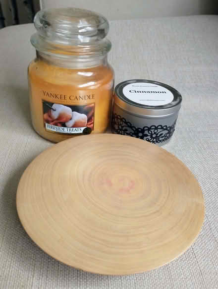 Photo of free Seasonal scented candles (part used), candle stand (Drum Brae EH4) #1