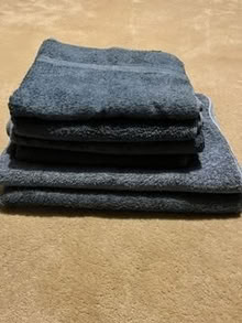 Photo of free Used Navy Towels (London W6) #1