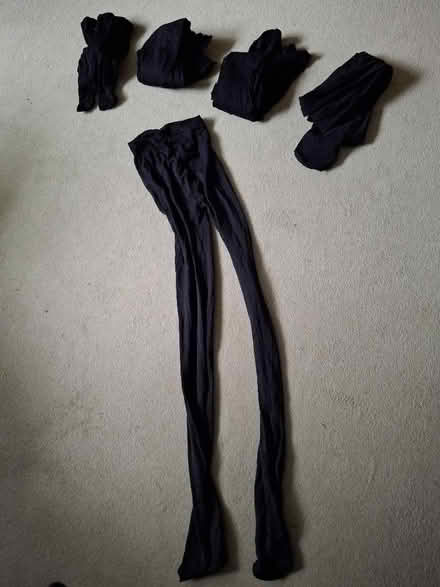 Photo of free 5 pairs ladies black tights (Morley DE21) #2