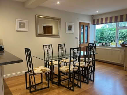 Photo of free Dining table and six chairs (Jennyfield HG1) #1