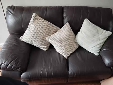 Photo of free Sofa, glass TV tables, mirror (Springfield) #1