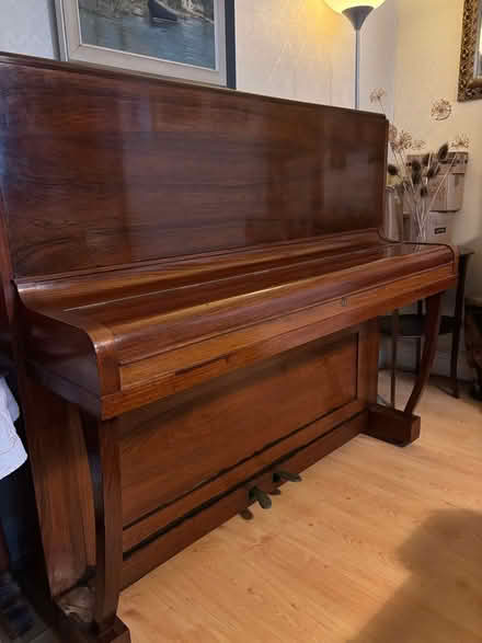 Photo of free Broadwood upright piano with stool (West Norwood SE27) #1