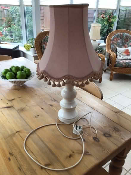 Photo of free Table lamp and shade (Vinters Park ME14) #1