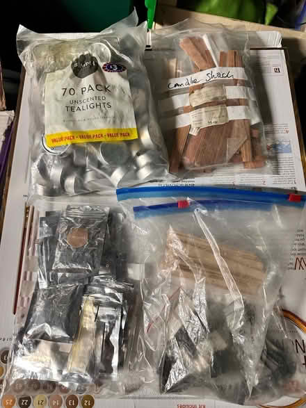 Photo of free Large Box of candle making items (Colchester CO4) #4