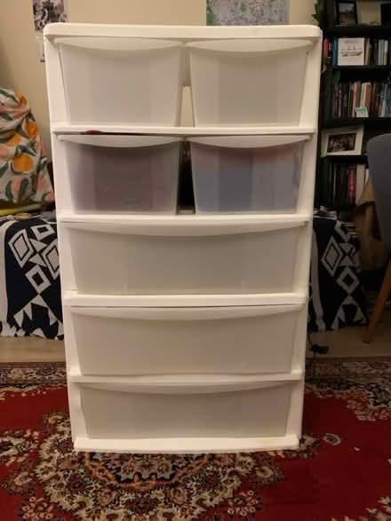Photo of free Plastic storage shelve unit (Preston Park area BN1) #1