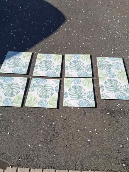 Photo of free Tiles with palm leaves. (Farlington PO6) #1
