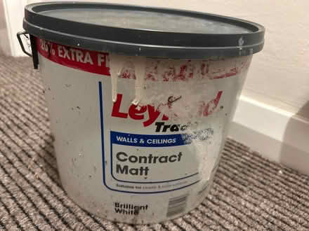 Photo of free Leyland Contract Matt brilliant white paint (Upper Rotcher HD7) #1