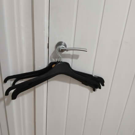 Photo of free 6 Black Plastic Hangers (HA5 Eastcote Pinner) #1