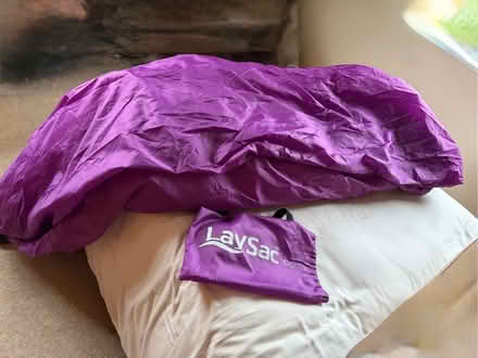 Photo of free “LaySac” lounger (Knotty Green HP9) #2