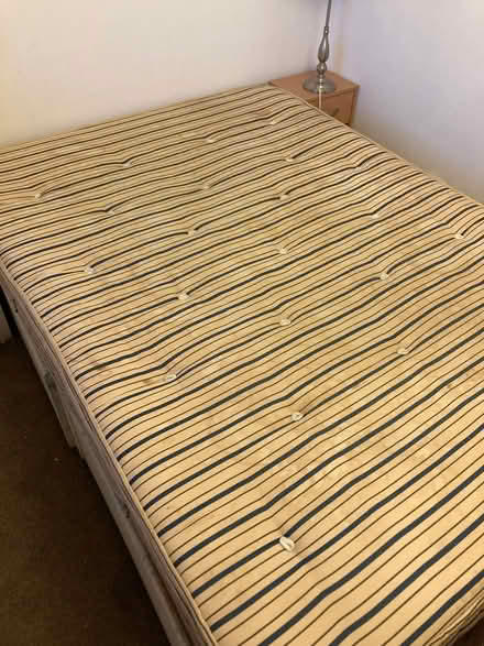 Photo of free Double bed on two part divan base with 4 spacious drawers (Shaw SN5) #2