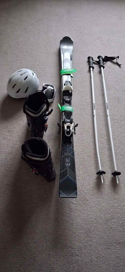 Photo of free Skis, poles, boots, helmet (Kirkoswald CA10) #1