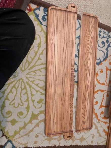 Photo of free Skinny wood shelf (Columbia Heights) #3