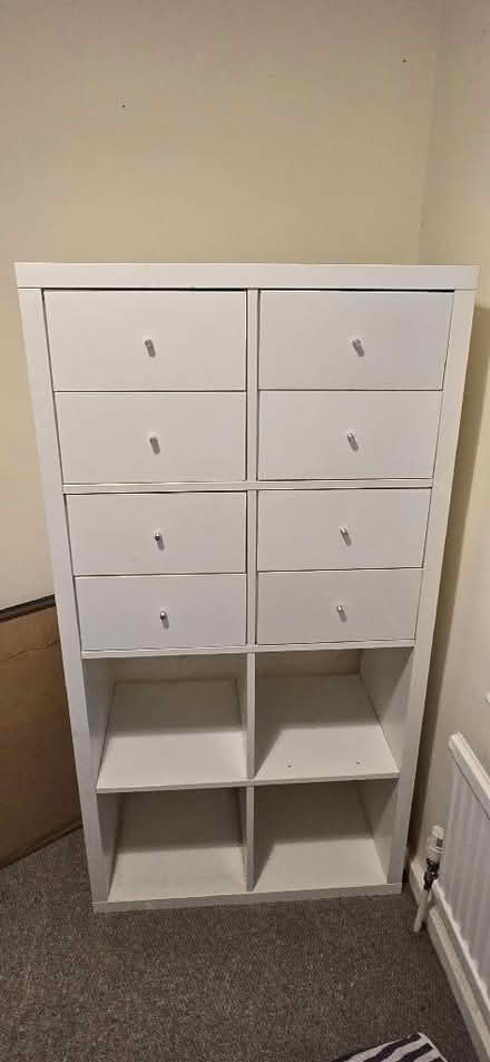 Photo of free 2x4 cubed kallax unit with drawers (Dronfield S18) #1