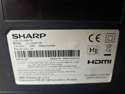 Photo of free TV - 24inch LCD (Horsham RH13) #4
