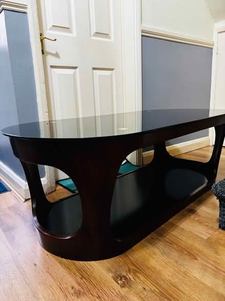 Photo of free Glass top coffee table (Southey Green S5) #1