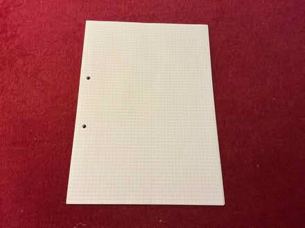 Photo of free A4 squared paper (Walkley S6) #1