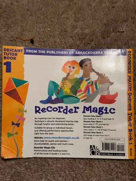 Photo of free Recorder Magic book (Sanderstead CR2) #2