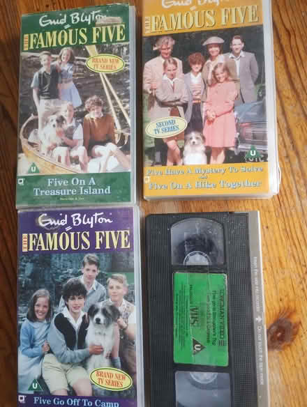 Photo of free Famous Five VHS videos (Crosspool S10) #1