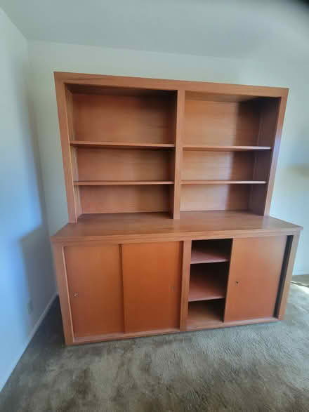 Photo of free Mid century modern mahogany hutch (San luis obispo) #1