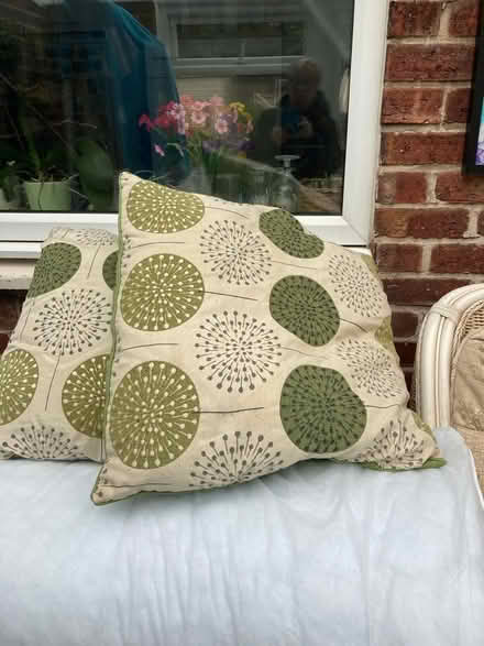 Photo of free 2 Large Cushions (Kirkham PR4) #1