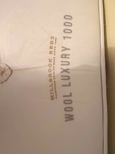 Photo of free Millbrook Wool Luxury 1000 Pocket SINGLE Mattress - Medium (Rodmell BN7) #4