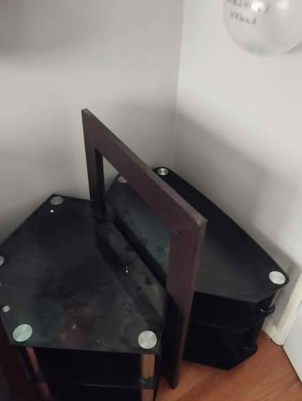 Photo of free Sofa, glass TV tables, mirror (Springfield) #2