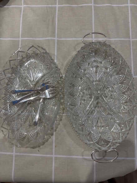 Photo of free Dry fruit dish glass new x2 (Southall UB1) #1