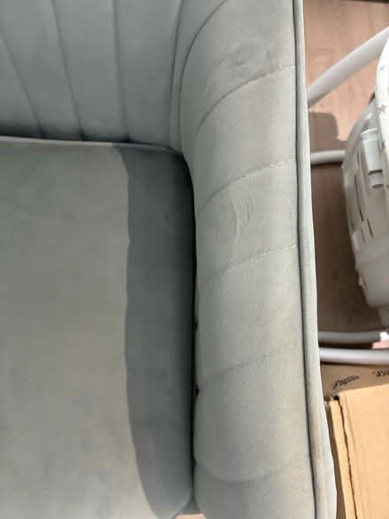 Photo of free Grey Upholstered Office Chair (ST Margarets Church SE13) #2