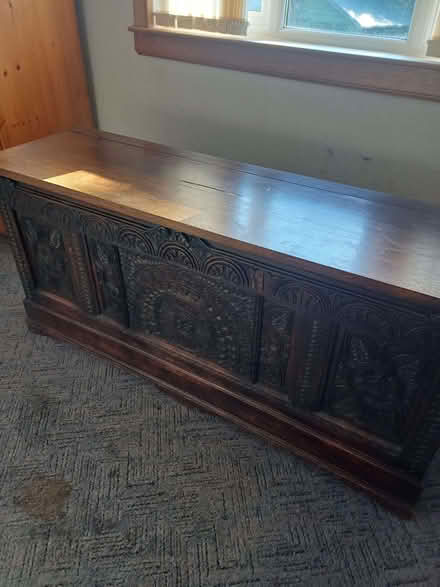 Photo of free Heavy wooden cabinet. (Dunfermline KY11) #3
