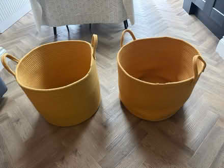 Photo of free Various storage baskets (Nursery Hollow, Ilkeston) #1