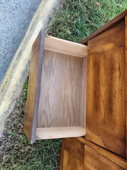 Photo of free Curb Alert Wooden dresser (402 W. Poplar Rd., Sterling) #1