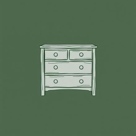Photo of Pine wooden chest of drawers (Balti Triangle B12) #1