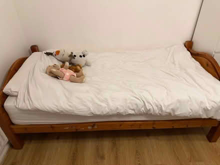 Photo of free Two wood single bed (Park Royal) #1