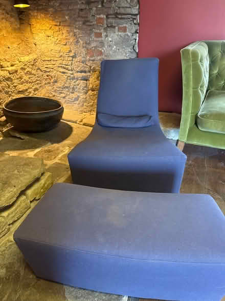 Photo of free Ligne Roset rocking chair and foot rest (Chetnole DT9) #1