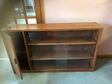 Photo of free Book case with side cupboard (Preston DT3) #1