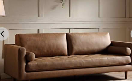 Photo of Tanned Sofa (Wandsworth SW18) #1