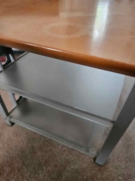 Photo of free TV stand with glass shelves (Whipton Village) #4