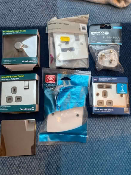Photo of free Unused electrical fittings (Crouch End London N8) #1