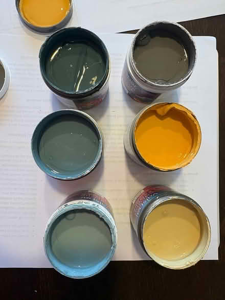 Photo of free Valspar sample paint pots (Poynton Sk12 1qb) #2